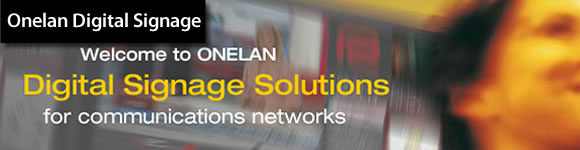 Onelan Digital Signage Header