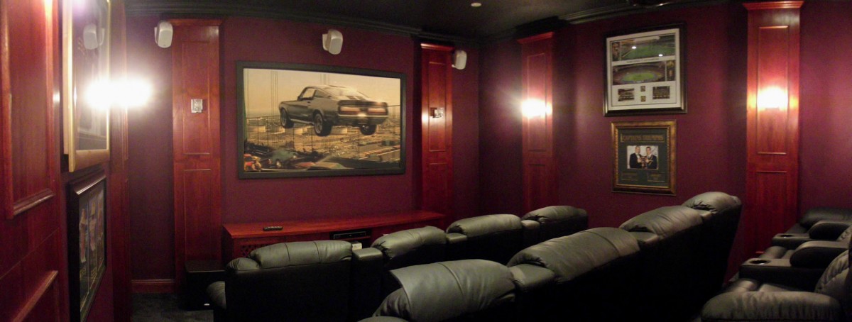 Home Cinema designed, supplied and installed by ES Audio Visual.